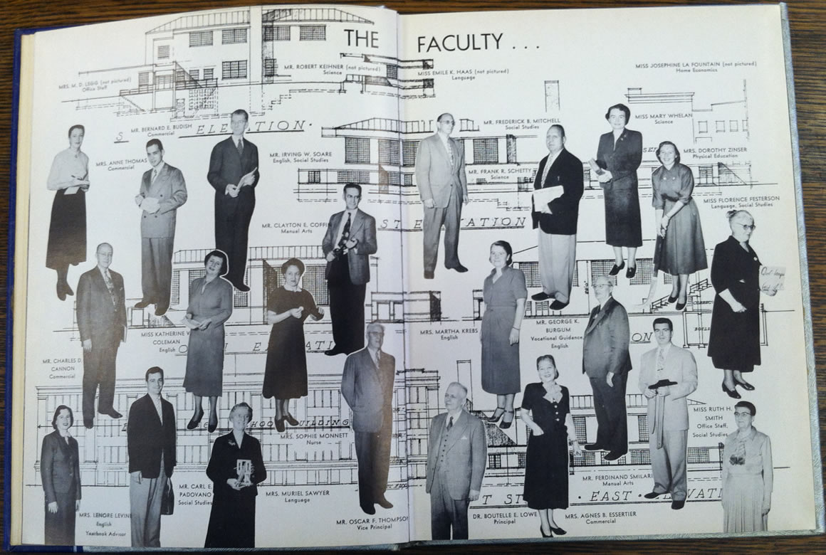 1952 HHS Yearbook Faculty2